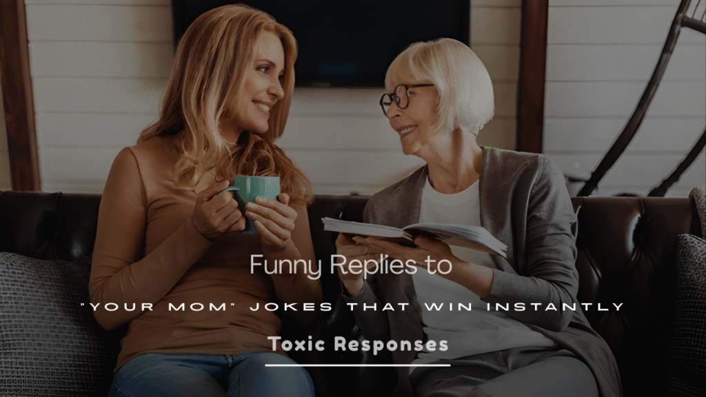 Funny Replies to “Your Mom” Jokes That Win Instantly