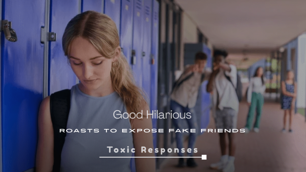 Good Hilarious Roasts to Expose Fake Friends