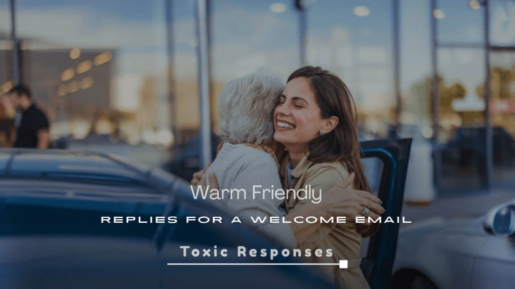 Warm Friendly Replies