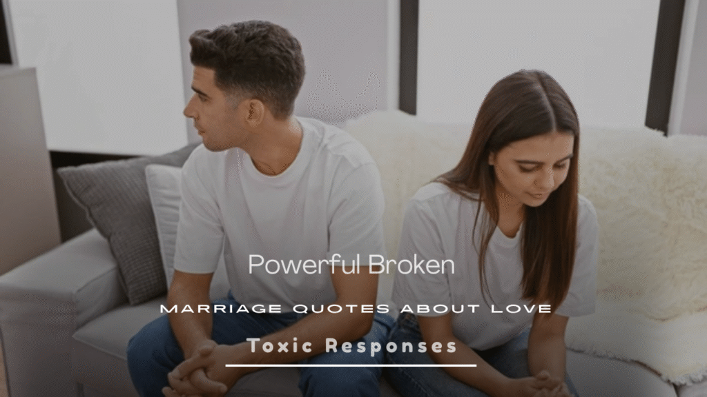 Broken Marriage Quotes 