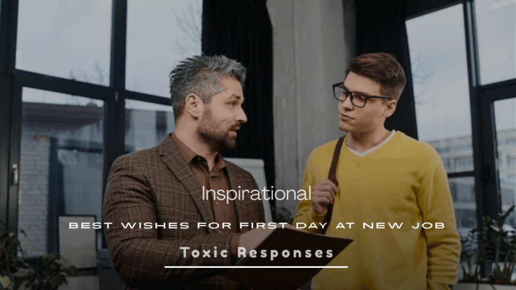 Best Wishes for First Day