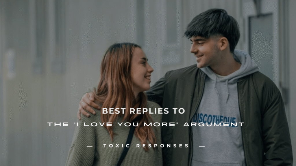 Replies to the I Love You More